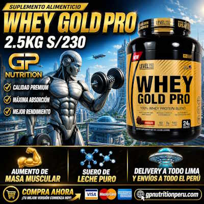 Whey Gold Pro 2.5 kg - Level Pro Usa